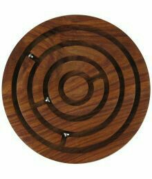 Wooden Game Plates, Color : Brown