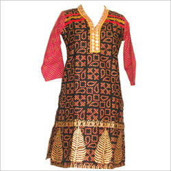 Checked Ladies Kurtis, Size : M