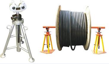 Electric Tools Mechanical Cable Drum Trestle Cable Drum Jack