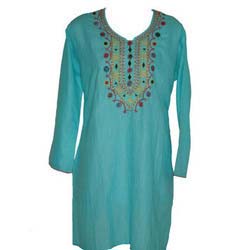 Embroidered Cotton Kurtis