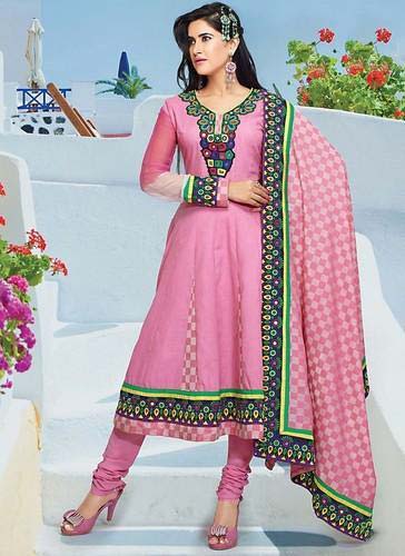 Embroidered Churidar Suits