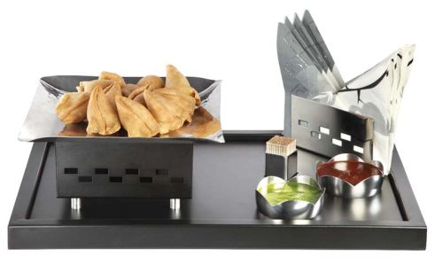 Stainless Steel Snack Warmer Set