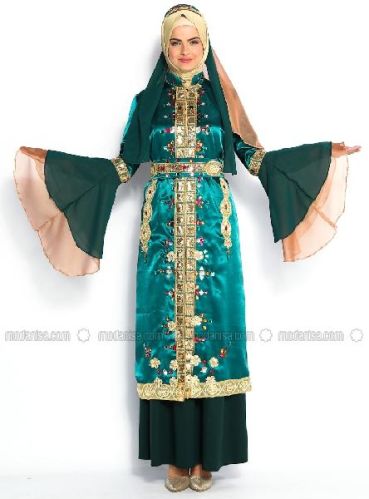 Fashionx Polyster Kaftans, Gender : Female