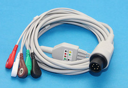 PVC ECG Monitor Cable, Color : White