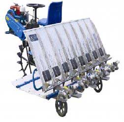 Mild Steel 8-Row Riding Rice Transplanter