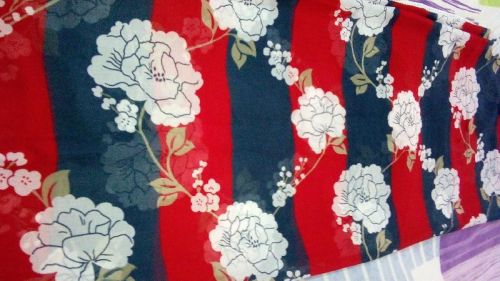 MULTICOLOURED FLORAL PRINT PURE CHIFFON SAREE