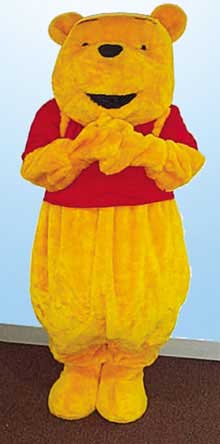 Nylon Pooh Costume, For Advertising, Decoration, Promotional, Size : 10x10ft, 20x20ft, 30x30ft, 40x40ft