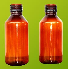 Amber PET Bottles (100-ml)