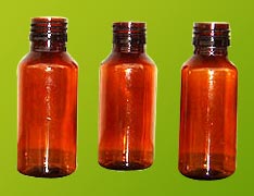 Amber PET Bottles (60-ml)