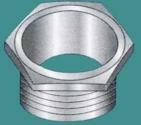 Polished Stainless Steel Thread Reducer, For Industrial