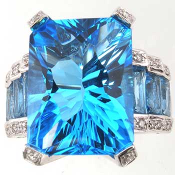 Blue Topaz Ring