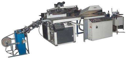 Steel Semi Automatic Roll To Roll Screen Printing Machine