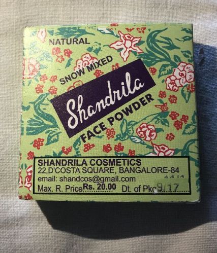 Shandrila Snow Mixed Face Powder, For Parlor, Personal, Packaging Type : Box, Plastic Bags, Plastic Pouch