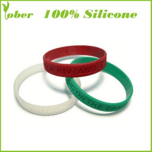 Promotional Custom Silicone Bracelets, Brand Name : Yober