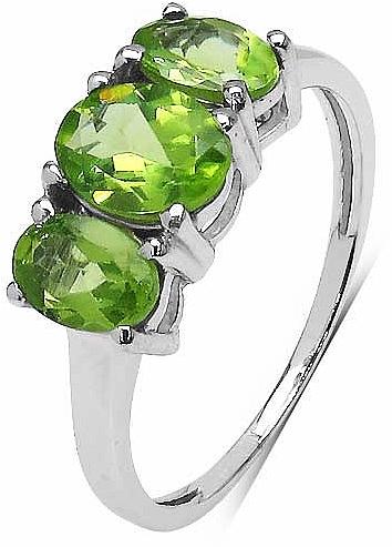 Peridot Gemstone Ring With 925 Sterling Silver
