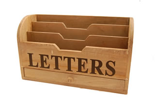 Wall Decor Wooden Letter Racks