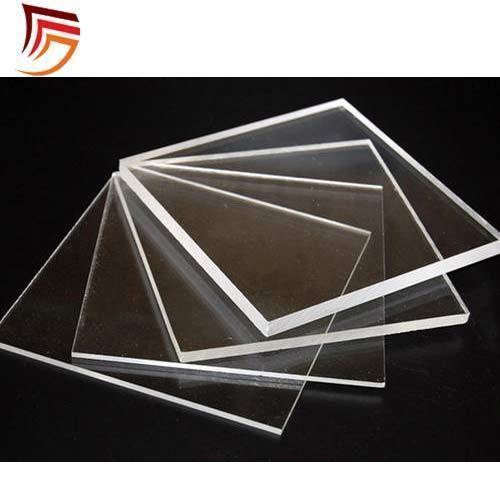 Polystyrene Virgin Granules Acrylic Clear Sheets, For Exhibition Booths, Sign Board, Color : Transparent White