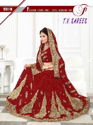 Viscose Bandhani Sarees, Color : Maroon