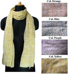 Cotton Printed Scarf (MEG - 0362A)