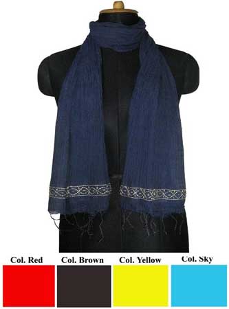 Embroidered Scarf (MEG - 0370)