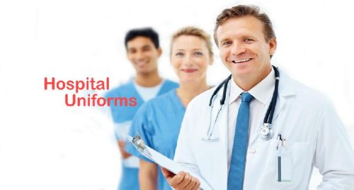 Full Sleeves Cotton Hospital Uniform, For Anti-Wrinkle, Pattern : Plain