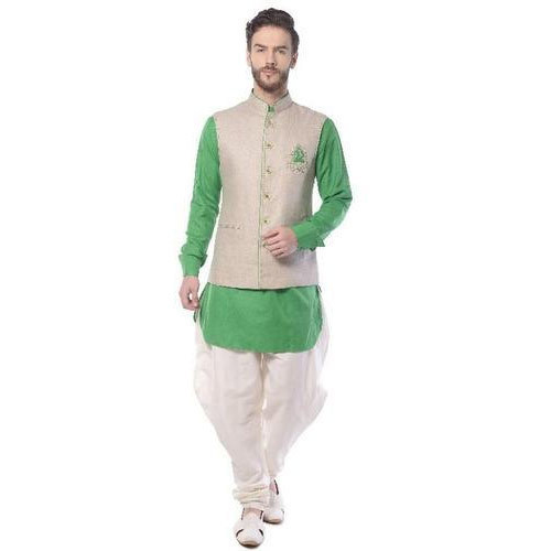 Plain Mens Kurta Pajama Set, Feature : Anti-Wrinkle