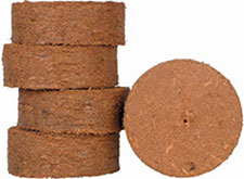 Coco Peat Discs, Moisture : < 15 %