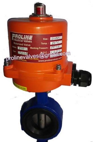 Motorized Butterfly Valves, For Waster Treatment Plants, Water Works, Power Plants, Steel Plants, Cement Plants