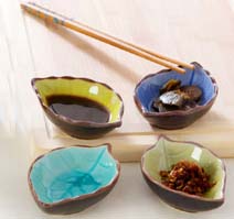 Ceramic Leaf Bowl, Brand Name : Boboxi Long - 11cm wide: 7cm