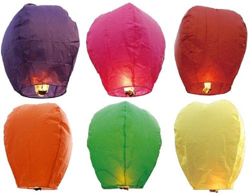Plain Sky Lanterns