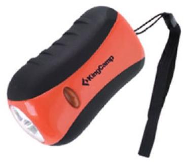 ABS Dynamo Flashlight, Size : 8.1X4.9X3.8cm