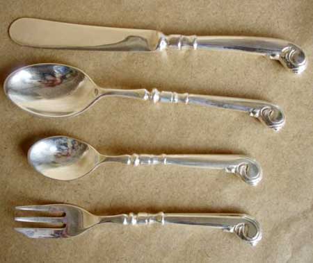 Brass Cutlery Set