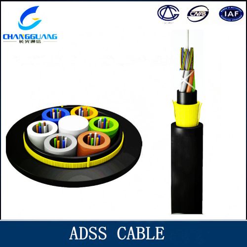 China Manufacturer ADSS Single Mode Multi Core Aerial Fiber Optic Cabl