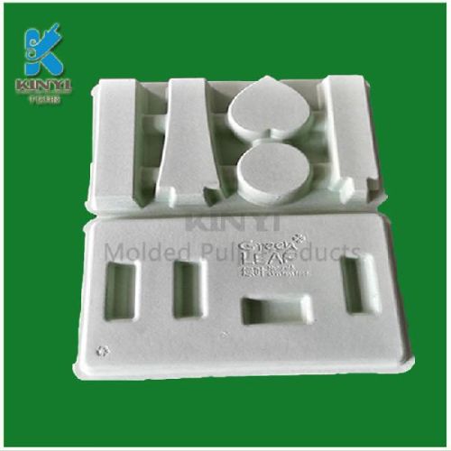 Custom Eco Friendly Bagasse Paper Cosmetic Packaging Box