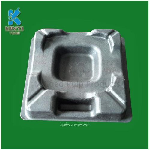 Eco Friendly Wet Pressing Black Paper Mache Box Packaging