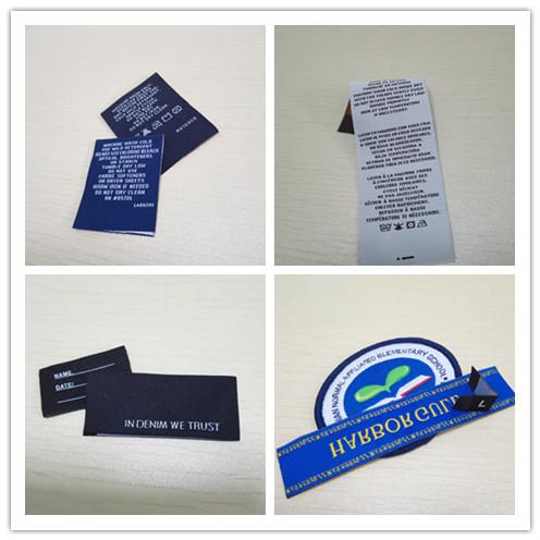 Poly woven labels