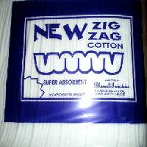 Absorbent Zig Zag Cotton