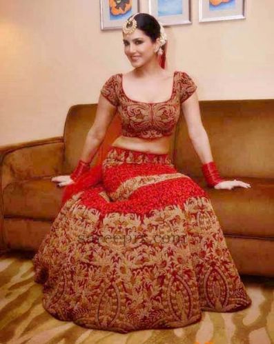 Designer lehenga choli, Wash Care : Dry Cleaning