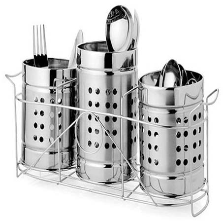 Home Desire Stainless Steel Cutlery Holder, Feature : Eco-Friendly