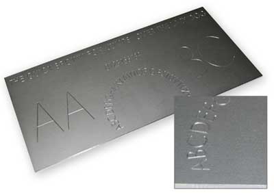 Stainless Steel Name Plates