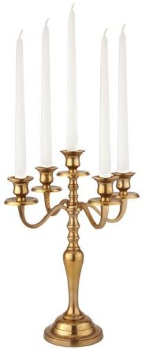 Polished Plain Metal Antique Candelabra, Feature : Attractive Designs, Dust Proof, Long Lasting, Shiny Look