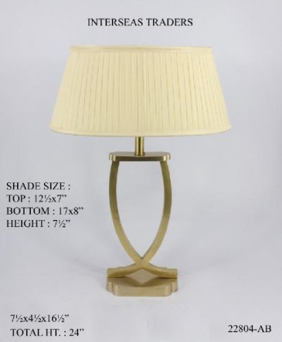 Wooden Table Lamps, For Lighting, Pattern : Plain