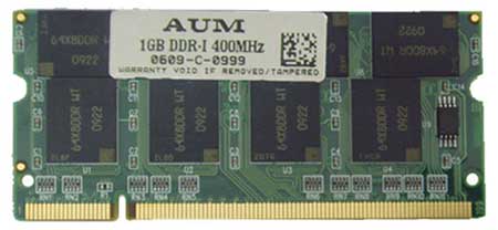 DDR1 1Gb 400Mhz SODIMM PC 3200