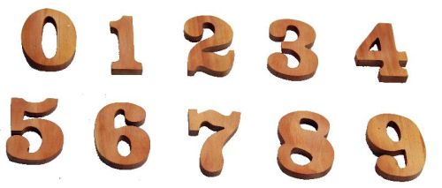Wooden Numbers
