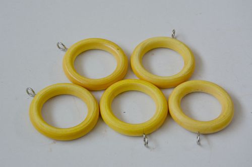Wooden Curtain Rings, Packaging Type : customsized