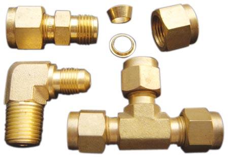 Brass Compression Tube Fitting