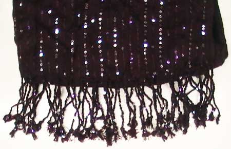 Sequence Fringe Stole