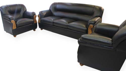 Leather Sofa Set