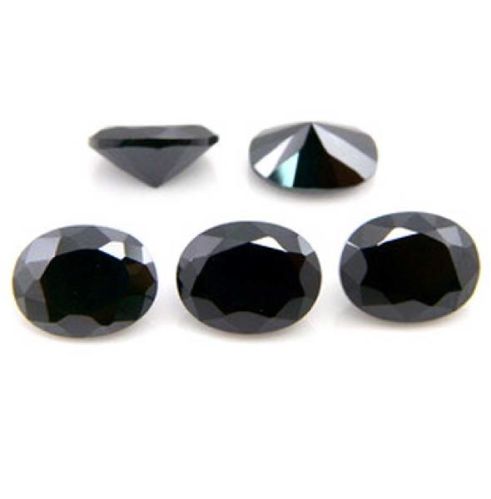 2.00 Carat Oval Cut Black Diamond