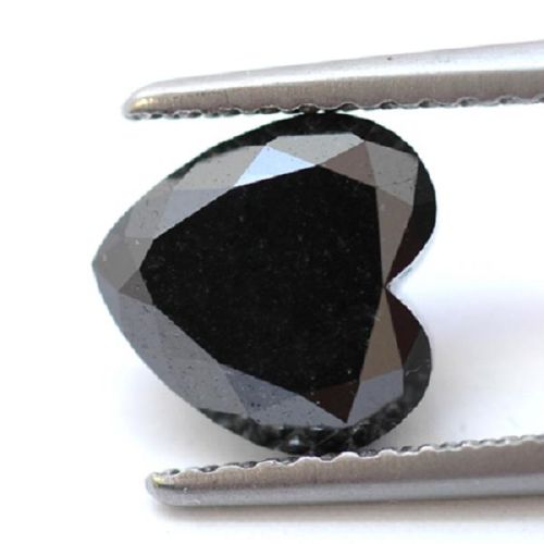 20.00 Carat Heart Cut Black Diamond Lot For Sale